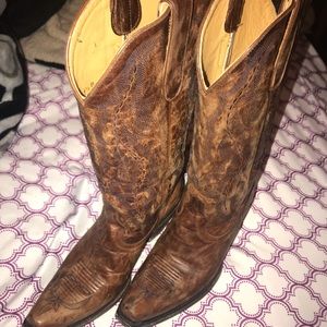 Old gringo cowboy boots